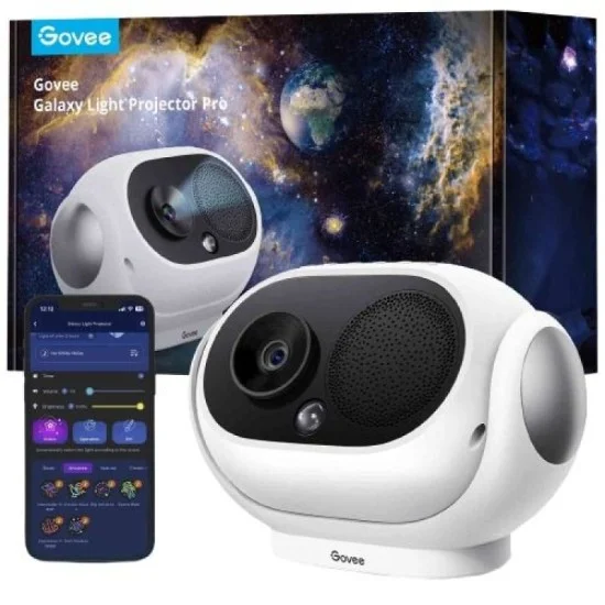 Govee Galaxy Star Projector for Room with Replaceable Optical Film Discs